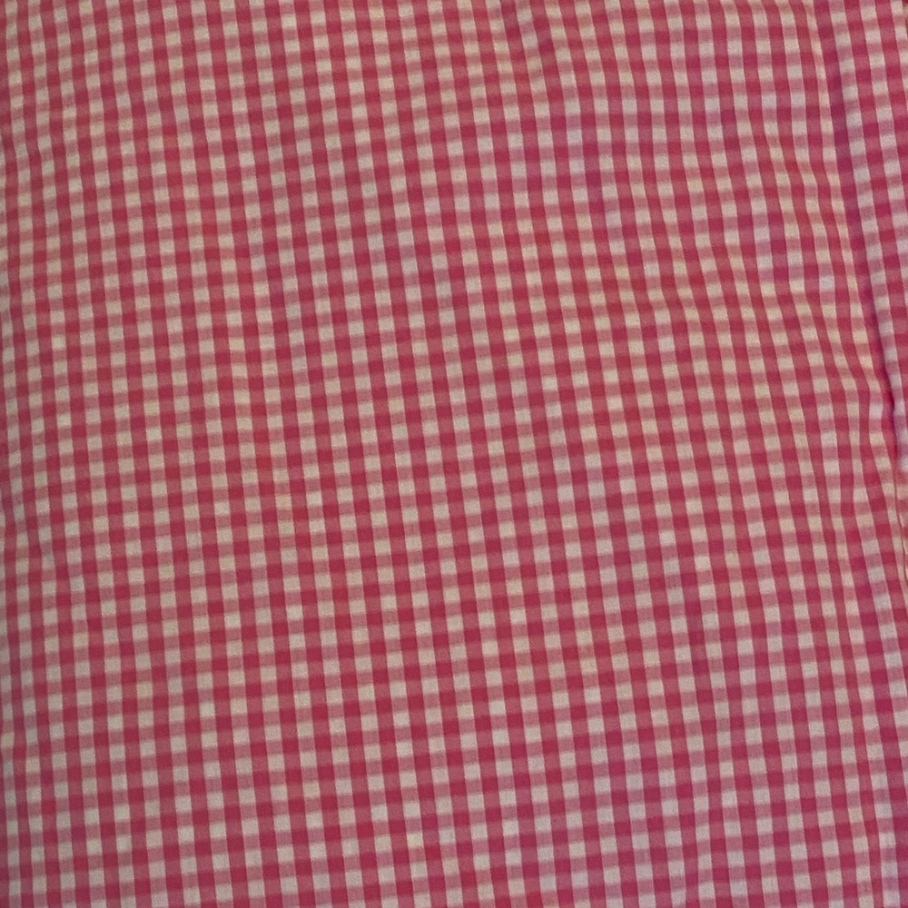 Pottery Barn Kids Pink White Gingham Crib Sheet- FINAL PRICE